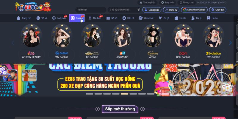 Giới thiệu về sảnh AE Sexy Casino EE88